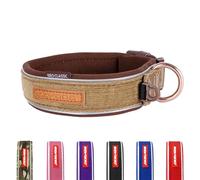 EzyDog Classic Neo Dog Collar - Reflective Small Dog Collar with Quick Release Buckle, For Small, Medium & Large Dogs - Supreme Comfort with Soft & Strong Nylon Webbing - Corduroy