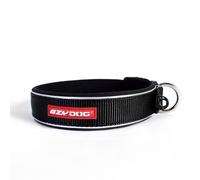 EzyDog Classic Neoprene Dog Collar - Black - Size: X Large