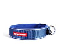 EzyDog Classic Neoprene Dog Collar - Blue - Size: Medium