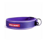 EzyDog Classic Neoprene Dog Collar - Purple - Size: X Large