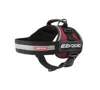 EZYDOG Convert Dog Harness | Magnetic Handle, Anti Pull Harness, Dog Harness for Small, Medium and Large Dogs, LED Light Mount, Reflective Strips, Contoured & Breathable Fabric (XL, Burgundy)