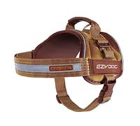 EZYDOG Convert Dog Harness | Magnetic Handle, Anti Pull, LED Light Mount, Reflective Strips, Contoured & Breathable Fabric (M, Corduroy)