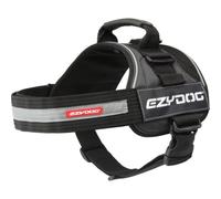 EzyDog Convert Harness, S, Charcoal | Traffic Handle, Comfort Padding, Adjustable, Durable Poly Outer Shell, Reflective Trim, Welded D-ring, for Walking & Hiking