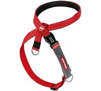 EZYDOG Crosscheck Training Harness | Anti Pull Harness, Dog Harness for Small, Medium and Large Dogs, Dog Training Accessories, Reflective, Adjustable Size (M, Red)