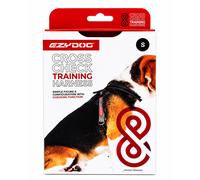 EzyDog Crosscheck Training Harness Figure 8 No Pull Dog Harness Black