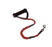 EZYDOG Cujo Dog Lead | EVA Handle, Lead for Large Dogs, Heavy Duty, 680KG Break Tested, Traffic Control, Strong Ski Rope Material, Snap Clip (25 inch, Red)