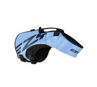 EzyDog DFD X2 Dog Life Jacket - Adjustable Swimming Safety Life Vest Preserver with Continuous Neck Flotation Reflective Trim & Grab Handle (Small