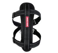 EZYDOG Dog Chest Plate Harness inc Car Seat Belt Loop BLACK LARGE BRAND NEW
