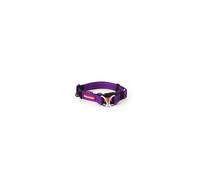 EZYDOG Double Up Dog Collar Dog Collar Small, Medium, Large Dogs, Reflective Dog Collar, Supreme Comfort, Soft Neoprene Material (Medium, Purple)