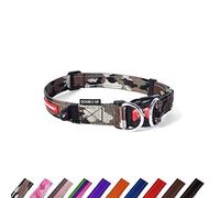 EZYDOG Double Up Dog Collar | Dog Collar Small, Medium, Large Dogs, Reflective Dog Collar, Supreme Comfort, Soft Neoprene Material, Strong Nylon Webbing (Small, Camo)