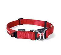 EzyDog Double-Up Dog Collar - Red - Size: Small