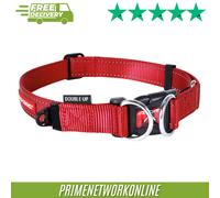 EzyDog Double-Up Dog Collar RED - XLarge (47-71cm) 100% ORIGINAL ⭐⭐⭐⭐⭐