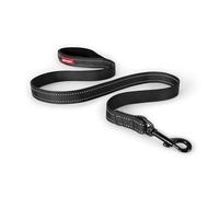 EzyDog Essential Lead | Training Lead for Small, Medium, Large Dogs - Sturdy, Comfortable Padded Handle, Reflective Thread, 1.2M (Black)