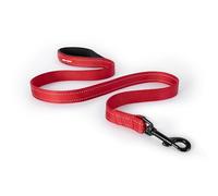 EzyDog Essential Lead | Training Lead for Small, Medium, Large Dogs - Sturdy, Comfortable Padded Handle, Reflective Thread, 1.2M (Red)