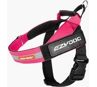 EZYDOG Express Dog Harness | Dog Harness for Small, Medium and Large Dogs, Angled Ergonomic Design, Moulded Grip Handle, Easy Release Side Buckle (XL, Pink)