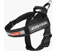 EzyDog Express Dog Harness | Dog Harness for Small, Medium and Large Dogs, Angled Ergonomic Design, Moulded Grip Handle, Easy Release Side Buckle (XL, Black)