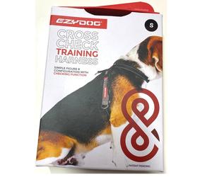 EZYDOG Harness Cross Check Training Harness Small, Medium & Large Choose Black