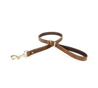 EZYDOG Oxford Leather Dog Lead | Small, Medium and Large Dogs, Full Grain Natural Leather, Adjustable, Padded Lining, Hard Wearing Dog Lead (Regular, Brown)
