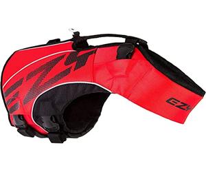 EzyDog Premium Life Jacket Dog, DFD X2 Dog Life Jacket, Life Jackets for Small, Medium and Large Dogs, Life Jacket with Handle (2XS, Red)