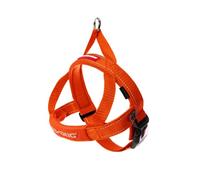 EzyDog Quick Fit Dog Harness | Dog Harness Small, Medium, Large, K9 Dog Harness, Reflective Stitching, Water Resistant Materials, No Pull (Orange)