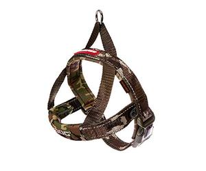 EzyDog Quick Fit Dog Harness | Dog Harness Small, Medium, Large, K9 Dog Harness, Reflective Stitching, Water Resistant Materials, No Pull (Camo)