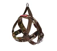 EzyDog Quick Fit Dog Harness - Premium Padded No-Pull Harness, Green Camouflage, Medium