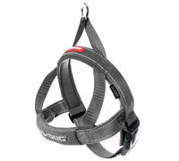 EzyDog Quick Fit Dog Harness | Dog Harness Small, Medium, Large, K9 Dog Harness, Reflective Stitching, Water Resistant Materials, No Pull (Black)