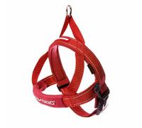 EzyDog Quick Fit Dog Harness | Dog Harness Small, Medium, Large, K9 Dog Harness, Reflective Stitching, Water Resistant Materials, No Pull (Black)