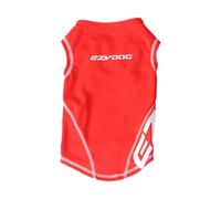 EzyDog Rashie Dog Weather Vest | Cooling Vest, 50+ UV Protection, Lightweight, Spring, Summer, Fast Drying, Stretch-to-Fit, Odour Resistant, High Visibility, Dog Vest (M, Red)