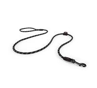 EZYDOG Summit Lead | Training Lead, Small Dogs, Medium Dogs, Large Dogs, Sturdy Dog Lead, Comfortable Padded Handle, Reflective Thread, 1.2M Lead (Black)