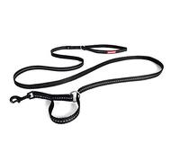 EZYDOG Vario 4 LITE Multi-function Dog Lead | 3-6 Foot Adjustable Dog Lead, Training Lead, Reflective Webbing, Small Dogs, Medium Dogs, Large Dogs, Sturdy Dog Lead (Black)