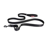 EzyDog Vario 4 Multi-function Dog Lead| 3-6 foot Adjustable Dog Lead, Black