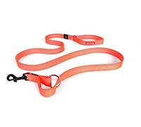 EzyDog Vario 4 Multi-function Dog Lead | 3-6 Foot Adjustable Dog Lead, Training Lead, Small Dogs, Medium Dogs, Large Dogs, Sturdy Dog Lead (Orange)