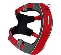 EZYDOG X-Link Harness | Dog Harness, Small, Medium, Large, K9 Dog Harness, Reflective Stitching, No Pull, Breathable Material (Red, S)