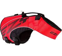 EZYDOG X2 Boost Dog Life Jackets | Dog Lifejacket, Adjustable Life Jacket for Dogs, Boating, Paddle Board, Superior Buoyancy, Rescue Handle, Reflective Stitching (Red, S)