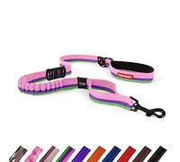 EZYDOG Zero Shock Dog Lead | Zero Shock Technology, Shock-Absorbing, 1.2m, Small Dogs, Medium Dogs, Large Dogs, Comfortable Padded Handle, Traffic Control, 48 inches (Bubblegum)
