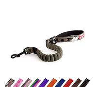 EZYDOG Zero Shock Dog Lead | Zero Shock Technology, Shock-Absorbing, Dog Leads For Small Dogs, Dog Leads For Medium Dogs, Dog Leads For Large Dogs, Soft Padded Handle, 0.6m (Camo)