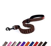 EZYDOG Zero Shock Dog Lead | Zero Shock Technology, Shock-Absorbing, Dog Leads For Small Dogs, Dog Leads For Medium Dogs, Dog Leads For Large Dogs, Soft Padded Handle, 0.6m (Chocolate)