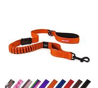 EZYDOG Zero Shock Dog Lead | Zero Shock Technology, Shock-Absorbing, Leads For Small,Medium, Large Dogs, Soft Padded Handle, Traffic Control, 1.2m (Orange)