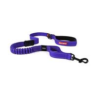 EZYDOG Zero Shock Dog Lead | Zero Shock Technology, Shock-Absorbing, Leads For Small,Medium, Large Dogs, Soft Padded Handle, Traffic Control, 1.2m (Purple)
