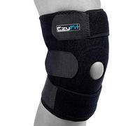 EzyFit Knee Brace Support Dual Stabilizers Open Patella - Adjustable Breathable Neoprene For Acl Meniscus Tear Injury Recovery Comfort Fit - XL Sizes