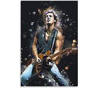 EZYHO Diamond Painting Diamond Pictures for Adults and Children Bruce Springsteen Famous Singer Young Canvas DIY Cross Stitch Arts Craft Crystal Rhinestone Embroidery 40 * 40CM