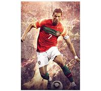 EZYHO Diamond Painting Kit for Adults and Kids, Football Player Cristiano Ronaldo, HD Sports 18, DIY Diamond Painting, Crystal Rhinestone Diamond Embroidery Painting 30 * 40cm