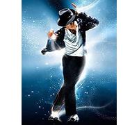 EZYHO Diamond Painting Pictures 5D DIY Michael Jackson Embroidery Crystals Embroidery Rhinestone Painting Kits for Children 50 * 60cm