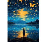 EZYHO DIY Diamond Painting Fairy Tale Fantastic Landscape Dimond Arts Craft Gem Art Paintings for Home Wall Decoration 40 * 40CM