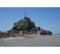 EZYHO French Mont Saintmichel DIY 5D Diamond Painting by Number Unique Kits Home Wall Decor Crystal Rhinestone Wall Decor 50x60cm