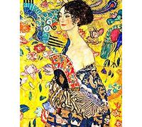 EZYHO Klimts Famous Painting - Mrs Gustav Klimt - DIY Diamond Painting Kit Embroidery Rhinestone Art Decoration Gifts 40 * 50CM