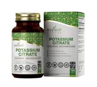 Ezyleaf Potassium Citrate | 180 High Strength Potassium-Capsules - 1000mg Citrate per Serving | Potasium Supplements | Clean, No Fillers Formula | Vegan, Non-GMO Gluten & Allergen Free | UK