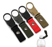 Ezymivs 4 PCS Water Bottle Clip, Hanging Water Bottle Clip for Backpack | Portable Water Bottle Buckle Clip Outdoor Mineral Water Bottle Holder Belt Clips for Camping Hiking Traveling Biking