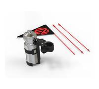 EzyRoller Bottle Holder and Flag - Black